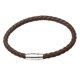 thumbnail image 2 of Pulseras para mujer, regalos para mujer, pulsera deportiva, pulsera magnética, pulsera de cuerda de cuero negro con hebilla magnética, pulsera, 2 of 5