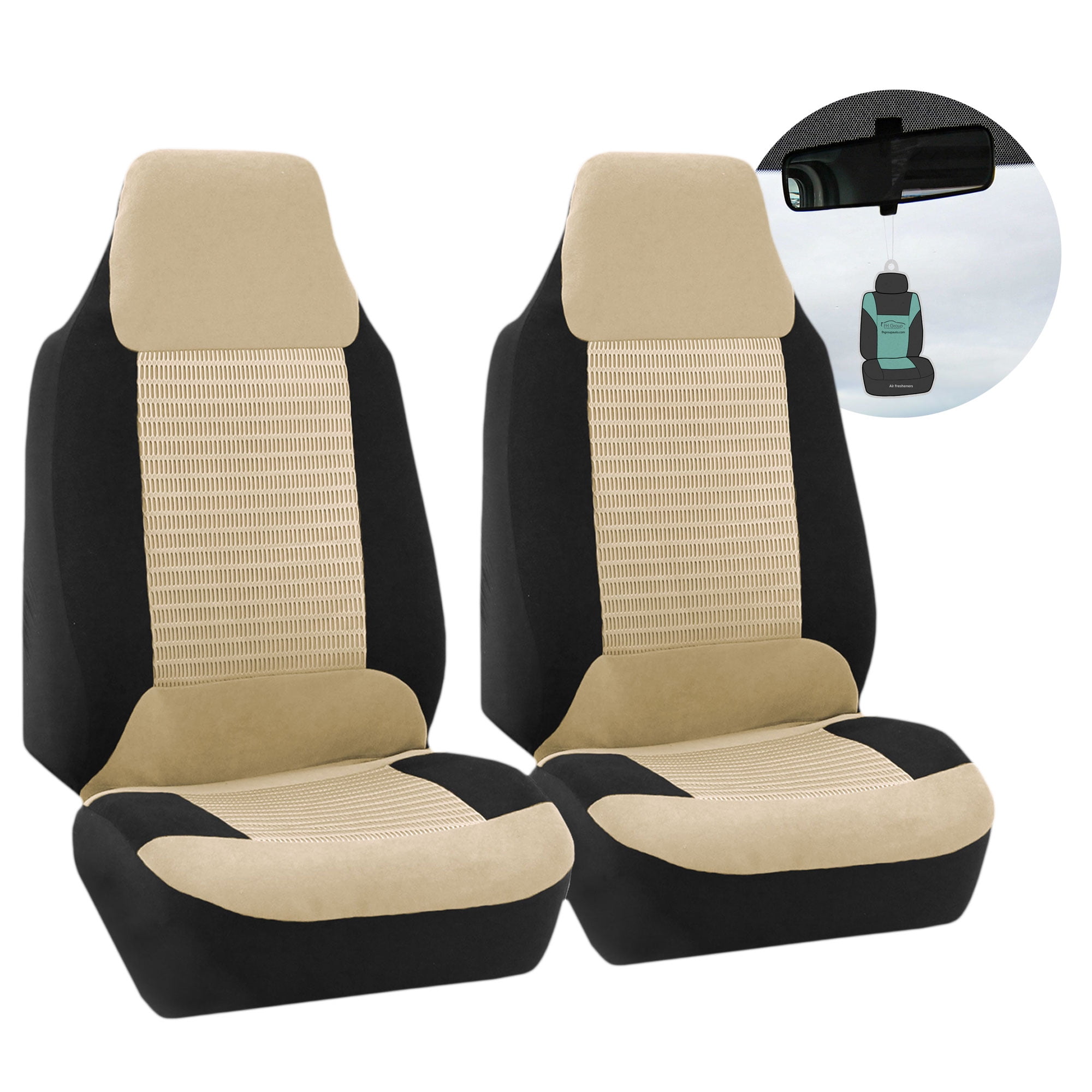 2PC Front Car Seat Covers Protector Fit for High-Back Bucket Seats Accessories