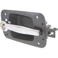 thumbnail image 2 of Replacement REPI462158 Exterior Door Handle Compatible with 2008-2011 International 3200 2008-2012 4100 Front, Left Driver Black bezel with chrome lever, 2 of 3