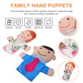 thumbnail image 4 of CIMAXIC hand puppets 3pcs Hand Puppet Mother And Father Cartoon Hand Puppet Kids Educational Toy,10.63"X9.45"X1.18", 4 of 5