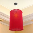 thumbnail image 4 of Folding Cloth Lampshade Simple Hanging Lamp Shade Pendant Lamp Ceiling Light Shade, 4 of 8