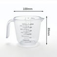 thumbnail image 3 of Dalazy 3 Sizes Measuring Cup Jug Clear Plastic Baking Kitchen Set Flour Water TYPE1 89x100mm, 3 of 8