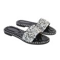 thumbnail image 3 of XY London Sandales Plates à Strass Khaleesi pour Femmes, 3 of 4