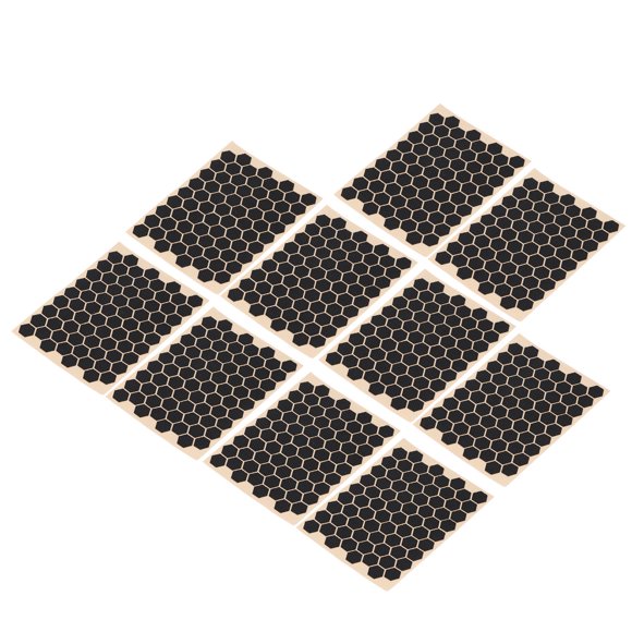 Pegatina de Calcomanía de Agarre de Juegos, absorción de sudor estable ultra delgada resistente al desgaste hexácono de textura pegatina de agarre para