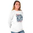 thumbnail image 3 of USA Pride Liberty Freedom and Justice Plus Size Long Sleeve Graphic Tee Shirt Brisco Brands 2X, 3 of 6