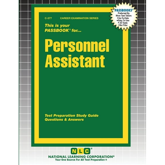 Career Examination Personnel Assistant, Book 577, (Paperback)
