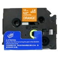 thumbnail image 2 of LM Tapes - Premium 1/2" White Print on Orange Label Compatible with P-touch Tape comes with Free Tape Color/Size Guide for easy reordering., 2 of 2