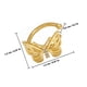 thumbnail image 2 of COMPUKAS 1Par Aretes Cuff Clip on Dorados Sin Perforación Estilo Para Mujer, 2 of 8