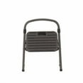 thumbnail image 2 of 1 Step All Steel Step Stool: Black, Folding Step Stool for Adults, Single Step, 225 lb Capacity, No Assembly Required, 2 of 8