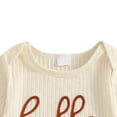 thumbnail image 4 of UngA Newborn Baby Boy Clothes Hi I'm New Here Coming Home Outfits Gender Neutral One Piece Romper Fall Winter Spring Clothes (Beige,3-6 Months), 4 of 6