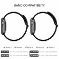 thumbnail image 6 of Adepoy Compatible for Apple Watch Band 38mm 40mm 42mm 44mm, Breathable Soft Silicone Wristbands Adjustable Bands for Apple iWatch Series 7, 6, 5, 4, 3, 2, 1, SE, Nike+, Edition", 6 of 7