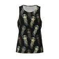thumbnail image 4 of Haiem Jellyfish Men Workout Tank Top Gym Bodybuilding Sleeveless Muscle T Shirts Athletic Tank Breathable Workout Shirt-Large, 4 of 9