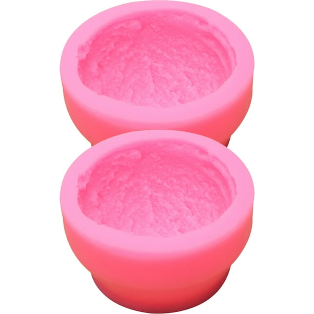 KAKOWELY 2 moldes de silicona para gelatina, fondant, bolas de helado y adornos para cupcakes.