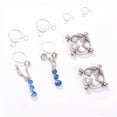 thumbnail image 5 of Household Pendant, Ongmies Fashion Water Drop Screw Non Pierced Nipple Ring Set Nipple Ring Body Jewelry(Blue), Blue, 5 of 8