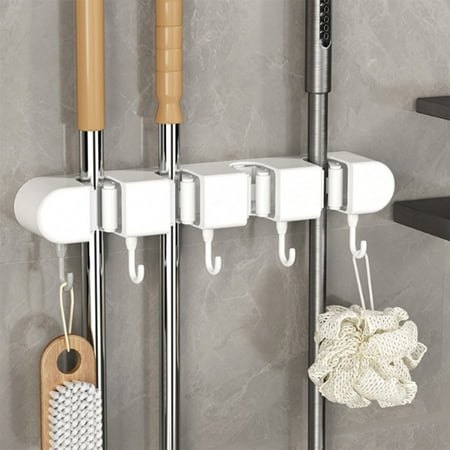 

Gadgets For Home Mop Clip Wall Hanging Without Punching Mop Hook Fixing Frame Bathroom Door Rear Storage Rack Artifact Dorm Decor Lighting Deals