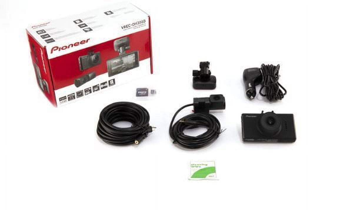 Pioneer VREC-DH300D 2-Channel Dual Recording 1440p WQHD (Wide Quad HD) Dash  Camera System