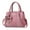 Pink, variant on Womens Purses and Handbags Shoulder Bag Ladies Designer Satchel Messenger Tote Bag with Top Handles Large Capacity Crossbody Bag Black