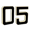 thumbnail image 6 of DVKOVI 9 Inch Solar Lighted House Numbers for Outside Large Light up LED Address Numbers Signs for Houses E one Size, 6 of 8