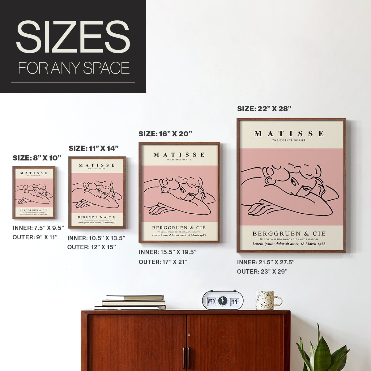 Matisse LI Framed Print - Solid Wood
