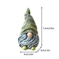 thumbnail image 3 of Antqov Garden Gnomes, Funny Gnomes Ornament Resin Statues Mini Dwarf Figurine for Outdoor Garden Patio Porch Lawns Home Decor, 3 of 3
