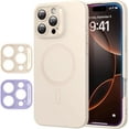 thumbnail image 1 of for iPhone 16 Pro Max Case, Compatible with MagSafe, Shockproof Military-Grade Protection, Magnetic Phone Case for iPhone 16 Pro Max, Classic Hybrid Case (HaloLock), Clear, 1 of 5