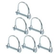 thumbnail image 3 of 6pcs Wire Lock Pin Heavy Duty Safety Lock Pins Square Spring Loaded Locking Pins For Trailer Hitch Lock Hitch Pin For Farm Equipment, 3 of 9