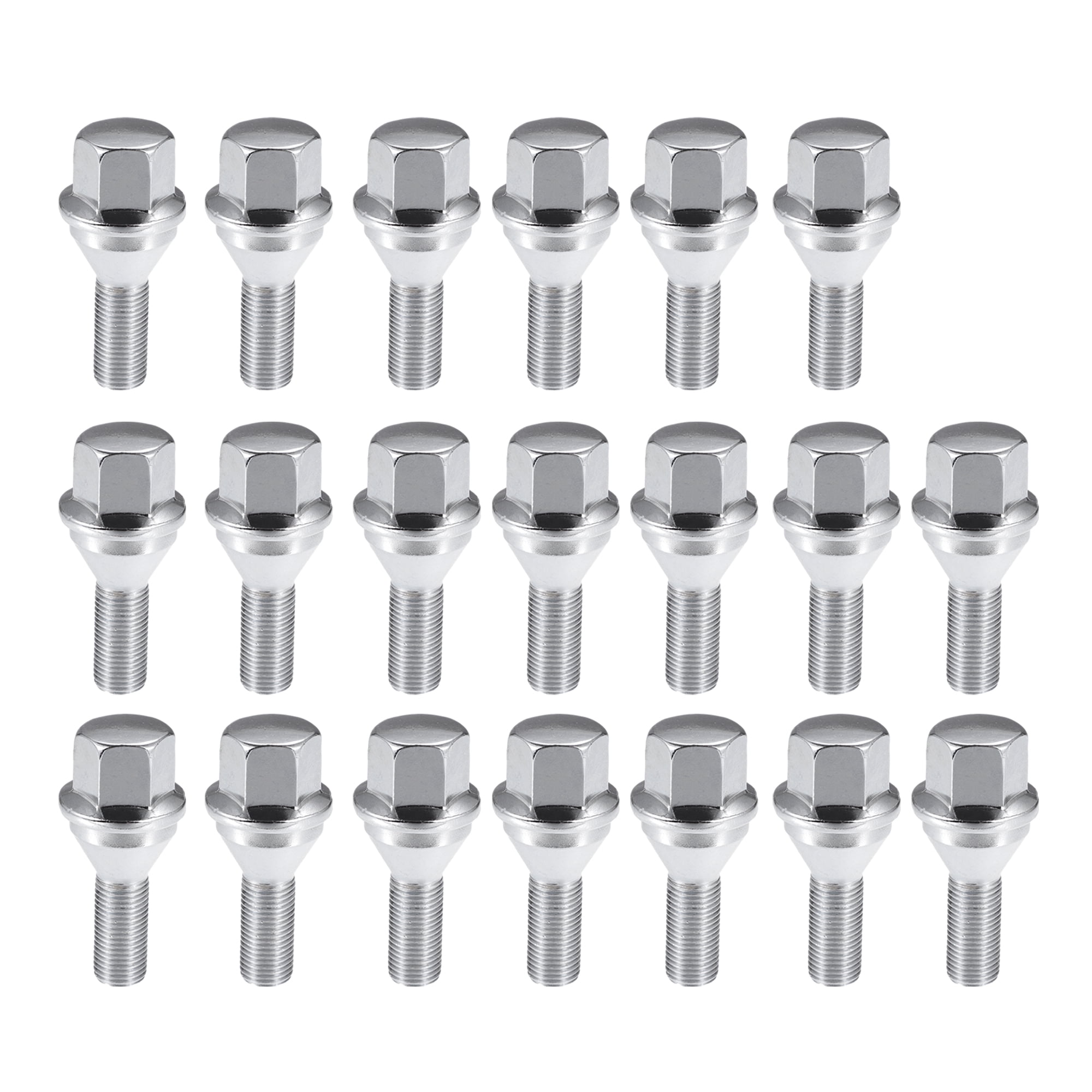 10-Pack M14x1.5 Black Lug Nuts - 0.90" Long, 13/16" Hex, Fits Ford F-250 F-350 Super Duty - View #5