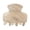 Beige, variant on Hair Claw for Women, Striped Print Hair Clip, Small Size Back Head Hair Claw, Versatile Hair Accessory for Long Short Hair Daily Use