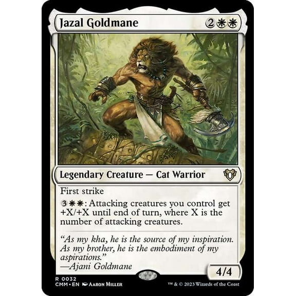MtG Commander Masters Rare Jazal Goldmane #32