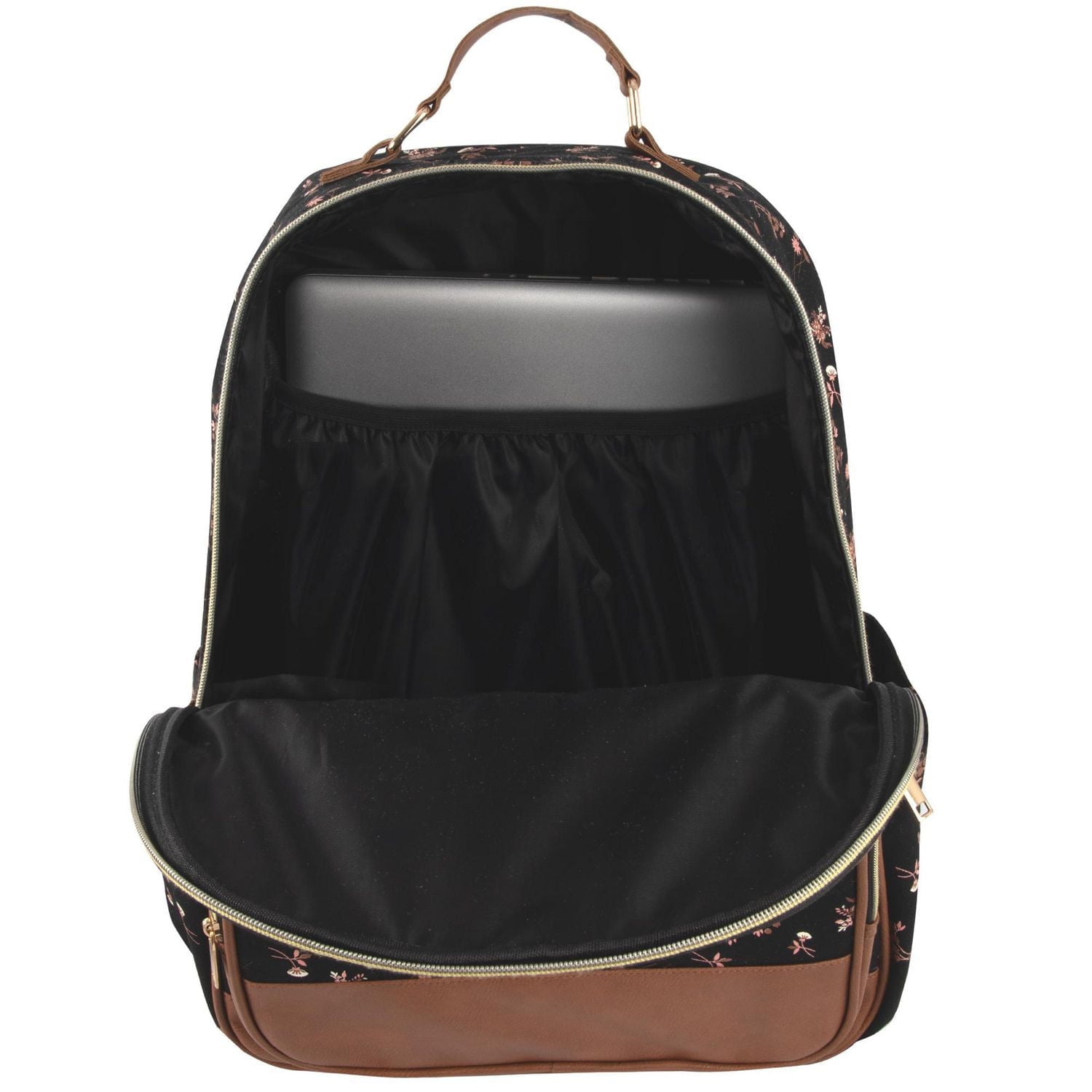 Sac à dos de Madison & Dakota multi-poches 2 pièces avec pochette pour ordinateur portable et porte-clés amovible