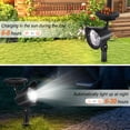 thumbnail image 2 of VIIWII Solar Lights Outdoor LED Landscape Spotlights for Garden Walkway Yard Porch Pool 4 Packs, 2 of 6