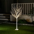 thumbnail image 3 of Medium Copper Wire Birch Tree with 268 Warm White LED Lights, 3 of 6