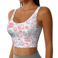 thumbnail image 2 of Fotbe Cute Sheep Sujetador Deportivo Largo sin Aros para Mujer con Almohadillas y Soporte Medio, Transpirable y Absorbente, Camiseta Tipo Chaleco o Tank Top-XX-Large, 2 of 8