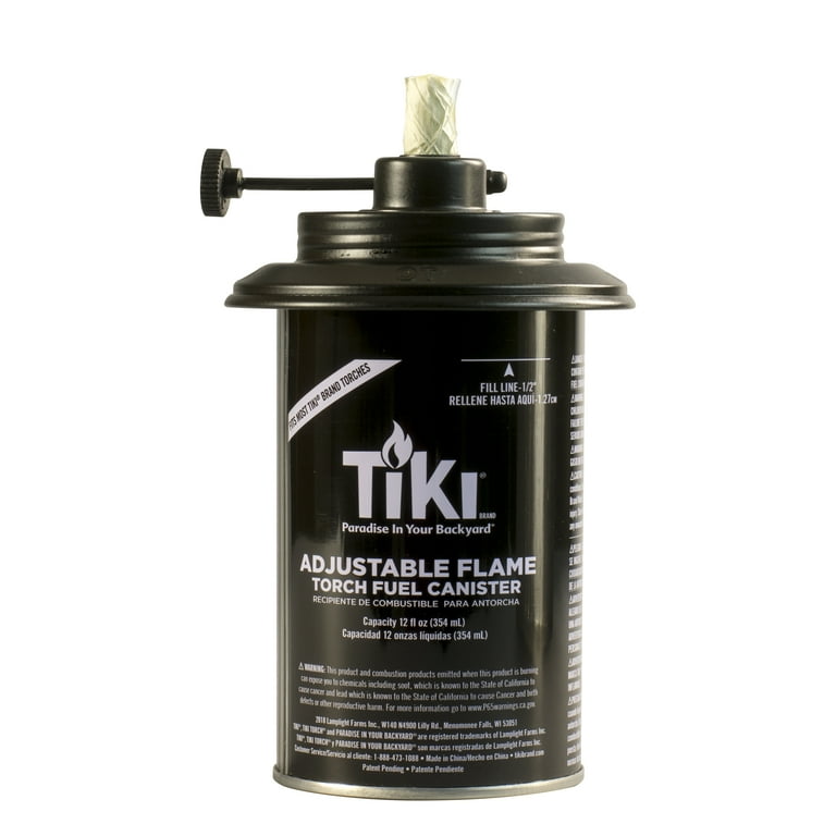 TIKI® Brand 12 oz. Adjustable Flame Replacement Canister TIKI® Brand 12 oz. Adjustable Flame Replacement Canister