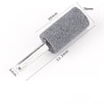thumbnail image 2 of Lefu 5PCS 6mm Round shank grinding wheel Cylindrical Conical sharpening head tool, 2 of 7