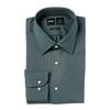 BOSS Hugo Boss mens Slim Fit Dress Shirt, 15.5, Green