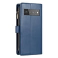 thumbnail image 3 of Funda tipo cartera de PU para Google Pixel 6 Pro con cordón, ranura para múltiples tarjetas, protección total, estilo retro, material PU+TPU, 3 of 5