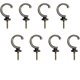 thumbnail image 1 of Juego de 8 ganchos de rosca de aleación de zinc antiguo para colgar cortinas, tazas o joyas, bronce antiguo TUNC Sencillez, 1 of 5