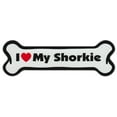 thumbnail image 1 of Dog Bone Shaped Car Magnets: I Love My Shorkie (Shih Tzu Yorkshire Terrier), 1 of 1
