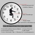 thumbnail image 3 of 10 Inch Creative Walking Clock Wall Clock Living Room Humanoid Silly Walk Clock for Home Wall Decoration Ornament, 3 of 5