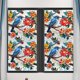 thumbnail image 2 of Lámina adhesiva estática para ventanas con motivos florales arcoíris, 100 x 43 cm, calcomanía de PVC, 8 diseños botánicos, puertas de cristal, 2 of 5