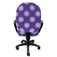 thumbnail image 3 of Abstract Office Chair Slipcover, Colorful Floral Vector Patterns Retro Style Art, Protective Stretch Decorative Fabric Cover, Standard Size, Pale Pink Pink, by Ambesonne, 3 of 5