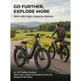 thumbnail image 2 of 2000W Peak Power Electric Fat Tire Bike for Adults - 28MPH, 48V 18Ah (35-85 Miles), 26"x4" All-Terrain Ebike Electirc Bicycle with Full Suspension & 11" Comfort Seat - Conquer Snow, Sand & Trails, 2 of 9