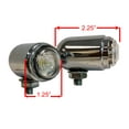 thumbnail image 3 of Chrome White Amber Dual LED High Output Running Light Turn Signal Fog Offroad Street Harley Touring Cruiser, 3 of 7