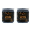 African Black Soap Clarifying Mud Mask by Shea Moisture for Unisex - 6 oz Mask - Pack of 2