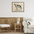 thumbnail image 3 of Stupell Industries Minimal Cow Painting Animals & Insects Painting Black Framed Art Print Wall Art, 30 x 24, 3 of 10