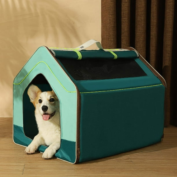 Jaula para perros plegable universal para cuatro estaciones, jaula para perros pequeños, suministros para mascotas, caseta para perros, caseta para perros, tienda de campaña para interiores