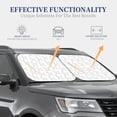 thumbnail image 3 of Kdxio Poodle Dog Print 2-Piece Sun Shade Front Windshield - Foldable Car Front Window Sunshades for Most Sedans SUV Truck, 3 of 6