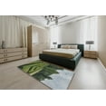 thumbnail image 4 of Ahgly Company Indoor Rectangle Patterned Dark Forest Green Novelty Area Rugs, 7' x 10', 4 of 6