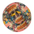 thumbnail image 2 of Daiia Psychedelic Band Hotdog Art Pattern Bucket Hat - Trendy Cotton Sun Hat for Beach, Golf, Fishing - Fun Outdoor Vacation Boonie for Men and Women, 2 of 9